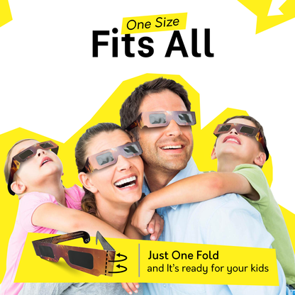 Galaxy Solar Eclipse Glasses