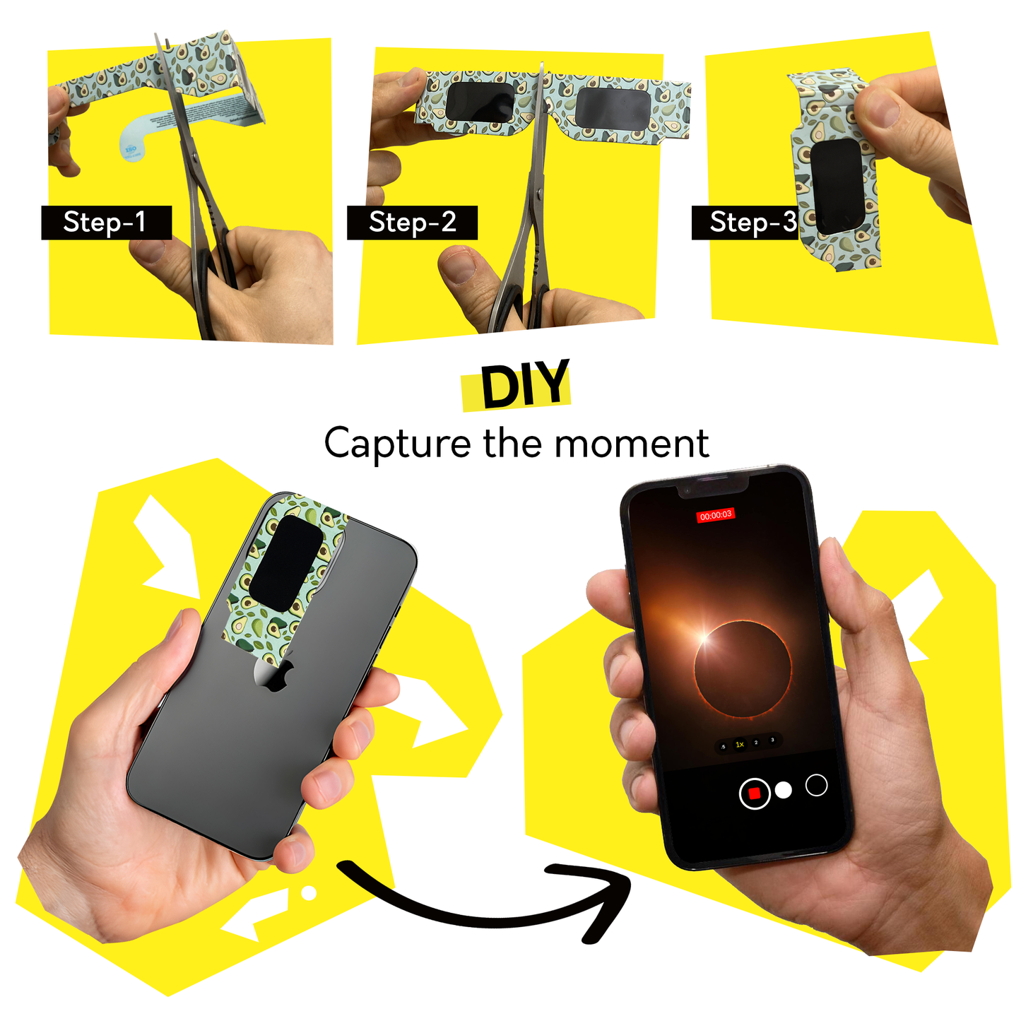 Colour & Fruit Solar Eclipse Glasses