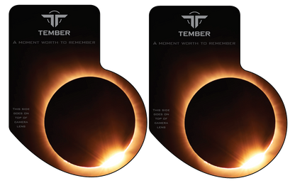 Solar filter 2-pack with transparent background